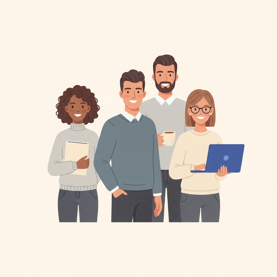 Illustration de l’équipe de rédaction
